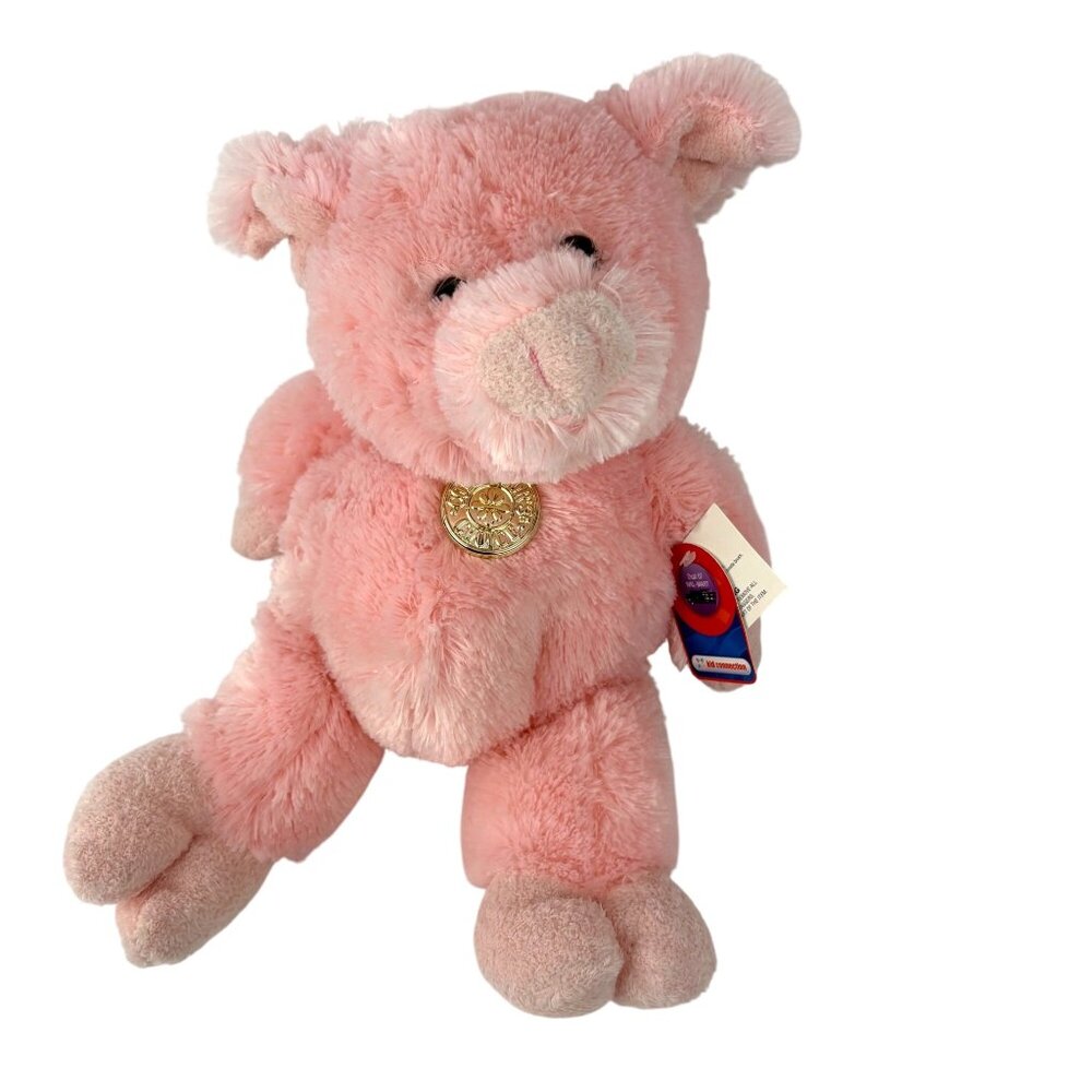 Dan Dee Collectors Choice Pink Plush Pig Stuffed‎ Animal Toy 14" Hangtag